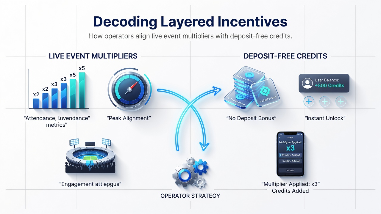Chart displaying cross-platform user flows between sports betting and casino sections under aligned incentive programs