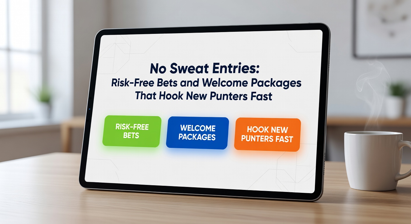 Close-up of a mobile betting app screen displaying a no sweat bet confirmation, with refund icons and welcome bonus details highlighted amid sports odds