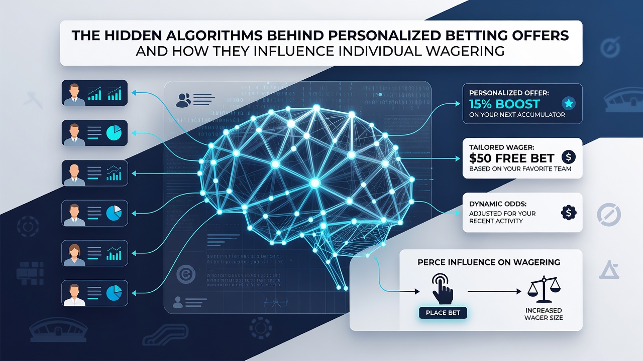 Illustration of machine learning workflow adjusting betting offers based on user activity patterns